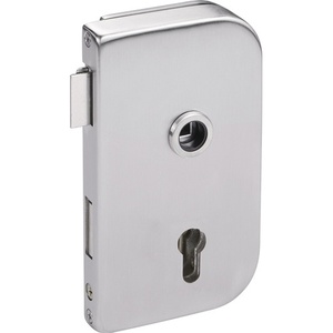 ล็อคประตูกระจกสแตนเลสแบบด้าน สำหรับด้านซ้าย (DIN)-โรม่า 6033 พีซี แอล - Product Image 1