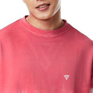 T-shirt Homme Oversize en Coton/Fibre de Bambou à Épaules Tombantes, Personnalisable, Séchage Rapide, Respirant, Manches Courtes, Uni, Été - Product Image 5