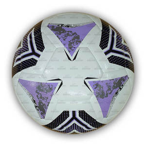 Balón de fútbol híbrido de alta retención de aire, estilo con logotipo, peso de tamaño regular, duradero, cosido a máquina para todos los terrenos, fabricado en Pakistán - Product Image 5