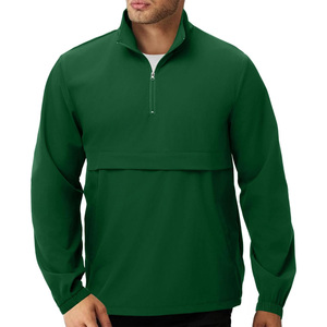 Mens custom windbreaker <b>jacket</b> for golf lightweight breathable waterproof fabric oem apparel with logo and private label - Product Image 1