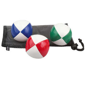 Pelota de malabares duradera suave de cuero sintético profesional y principiante de alta calidad para niños y adultos Juego de 3 pelotas de malabares - Product Image 4