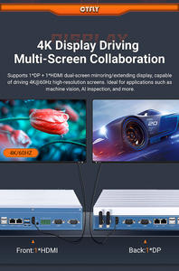 CTX13-WIPCアルミ工業用ミニコンピュータメーカーDC12V-36V 6COM 8USB 4LAN J6412 4GB 64GB埋め込みファンレスミニボックスPC - Product Image 3