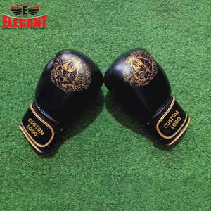 Guantes de boxeo con logotipo personalizado de alta calidad, cuero impermeable, tamaños 4oz 6oz 8oz para competición - Product Image 3
