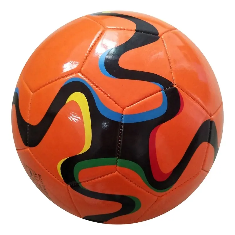 Pelota de fútbol inflable de arcoíris, balón de fútbol personalizado, con logotipo impreso, barata, venta al por mayor