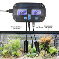 Haute qualité numérique 6-en-1 pH EC TDS salinité SG température compteur de qualité de l'eau intelligent avec surveillance de l'application en ligne 24 heures
