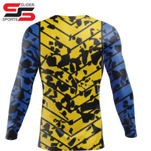 Design Compression Rash Guard Rashguard 2026 Respirant Surdimensionné Personnalisé Sublimé Imprimé Mens Rash Guard - Product Image 2