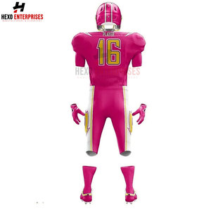 Uniformes de fútbol americano de alta calidad, diseños personalizados, impresión sublimada, secado rápido, transpirable, uniforme de fútbol americano - Product Image 6