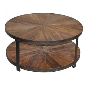 Table de créateur en bois de résine de conception de style classique faite à la main Table d'angle de décoration de meubles de bar et d'hôtel de restaurant - Product Image 2