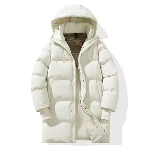 Chaqueta de Plumón Larga Unisex de Primavera, Estilo Camuflaje, Formal, Color Sólido, Cortavientos e Impermeable para Exteriores - Product Image 5