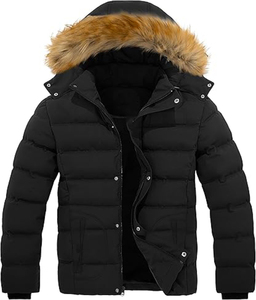 Chaqueta Acolchada de Lona 100% Algodón de Alta Calidad 2025 para Hombre, Personalizada, Estilo Urbano, Talla Grande, Cuello Alto, Decoración con Bolsillos - Product Image 1