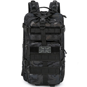 Stealth Pack - 25ltr - BTP Noir compatible MOLLE, panneau dorsal rembourré, bretelles réglables, camouflage personnalisé - Product Image 2
