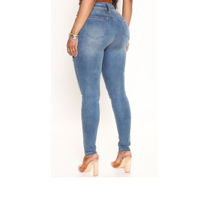 Pantalones Vaqueros Acampanados para Hombre de Tallas Grandes al por Mayor, de Alta Calidad, con Bordado Sólido, de Mezclilla Transpirable, Estilo Hip Hop Vintage Lavado, Casuales, OEM - Product Image 4