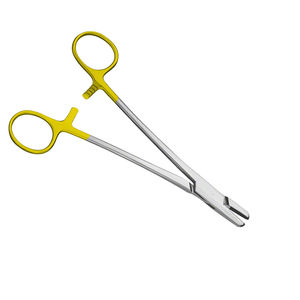 Fórceps de quirófano ortopédicos veterinarios BERRY DUROGRIP hechos a medida de 185mm y 7,14 pulgadas, Manual de Soporte de aguja de alambre TC recto - Product Image 3