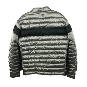 Veste d'hiver matelassée à capuche en toile de nylon/polyester, logo personnalisé sur le devant, taille plus, vestes matelassées pour hommes, respirantes, coupe-vent, séchage rapide - Product Image 6