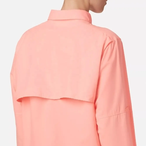 Camiseta OEM para Mujer con Protección Solar UPF 50+, Manga Larga, Cierre de Cremallera, Secado Rápido, Transpirable y Personalizable para Pesca, Ejercicio y Senderismo - Product Image 5