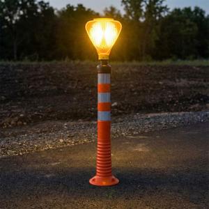 Lámpara LED Solar Intermitente Amarilla, Producto de Advertencia de Tráfico - Product Image 6