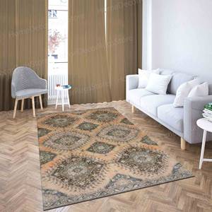 Alfombra con Estampado de Medallón: Elegante Alfombra Interior para Oficina, Pasillo, Escaleras, Alfombra de Terciopelo de Lujo - Product Image 4