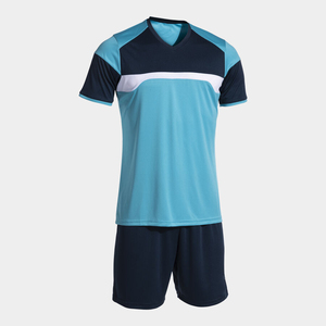 Conception de panneau Uniforme de football 100% polyester Vêtements d'équipe de haute qualité Ensembles de coupe automatisés Comprend une vente entière personnalisée - Product Image 1