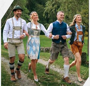 Shemax Trachten Shorts pour hommes Lederhosen Shaded Grey OEM Custom New Bavarian Oktoberfest Lederhosen - Product Image 4