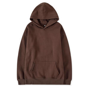 Venta al por mayor llano personalizado impreso bordado 100 algodón hombres Sudadera con capucha sin cuerda unisex pulóver peso pesado hombres sudaderas con capucha - Product Image 2