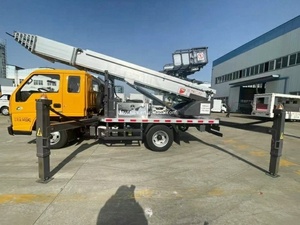 Vente chaude JMC 4x2 camion de travail aérien 28 32 mètres maison échelle mobile camion échelle chariot élévateur <span class=keywords><strong>prix</strong></span> de la plate-forme de travail aérien - Product Image 4