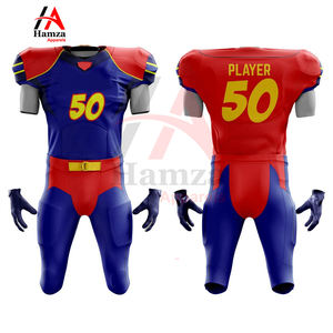 Uniformes de Fútbol Americano Personalizados, Conjuntos Deportivos para Jugadores Profesionales, Sublimación Corta, Transpirable, 180 GSM, 100% - Product Image 4