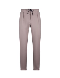 <b>Men's</b> Blue Drawstring Pants Solid Color Breathable Regular Fit Full Length Leisure Bottoms <b>Summer</b> Wear - Product Image 3