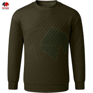 เสื้อสเวตเชิ้ตผู้ชายแบบสั่งทำพิเศษ พร้อมโลโก้ตามแบบที่ต้องการ รับผลิตแบบ ODM OEM ทรงปกติ สวมใส่สบาย - Product Image 3