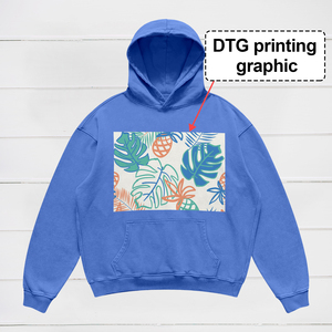 Sweats à capuche de mode vintage pour hommes en détresse Sweats à capuche imprimés pour hommes Sweats à capuche personnalisés de haute qualité en coton de créateur - Product Image 2