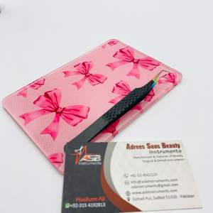 Última bolsa de dinero de dólar sostenible azulejos de pestañas para pinzas de pestañas al por mayor Diseña tus propios azulejos de pestañas acrílicos personalizados - Product Image 5