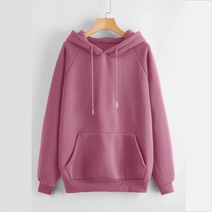Sweats à capuche à manches longues pour femmes pour vêtements décontractés d'hiver Technique de lavage à l'acide à la mode avec logo avant pour la superposition - Product Image 4