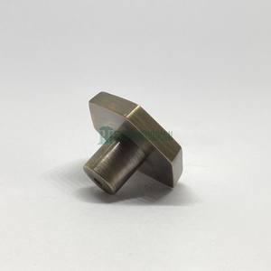 Bouton d'armoire Hexagonal de luxe en laiton massif, vente en gros, poignée de tiroir d'armoire, matériel de traction - Product Image 6