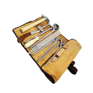 Kit d'outils de soin des sabots de cheval manuel robuste en acier inoxydable, pinces à fer à cheval, pince, marteau, couteau, utilisation en clinique hospitalière - Product Image 6