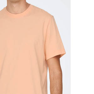 T-shirt léger en trois mélanges pour hommes Pêche - Product Image 5