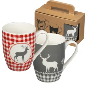 Set di Tazze Natalizie in Ceramica Personalizzate - Product Image 1