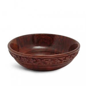 Serveur de cuisine Bol en bois de style unique Bol de service à salade ou à fruits Bol de service à salade ou à fruits Bols de service de traiteur - Product Image 3