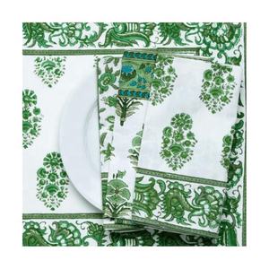 Serviette de table en lin brodé de haute qualité, 100% coton, lavée, couleur personnalisée, pour restaurant - Product Image 4