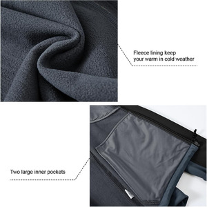 Chaqueta Softshell informal de último estilo para hombre, impermeable y resistente al viento con cuello levantado y cremallera, gran oferta - Product Image 3
