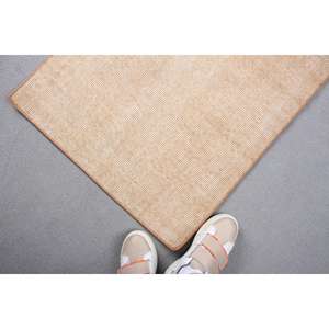 Petit tapis turc vintage 2,2x3,3 pieds, tapis en laine patchwork marron beige - Product Image 4