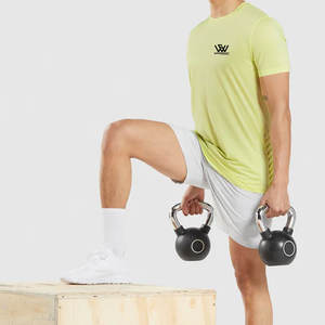 2025 nuevo diseño ropa de entrenamiento de gimnasio camiseta de gimnasio de alta calidad hecha en Pakistán camiseta de gimnasio transpirable para hombres - Product Image 4