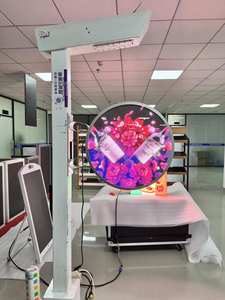 Écran circulaire extérieur P2.5 <span class=keywords><strong>550</strong></span>*550mm Taille Écran d'affichage rond double face Design créatif Apparence Lecture vidéo/texte/image - Product Image 4