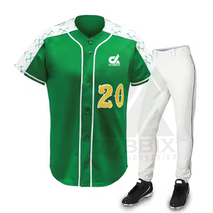High Quality Polyester Baseball Uniform for Adults Top Selling <b>Light</b> Weight Sets Breathable and Plus Size Options - Product Image 1