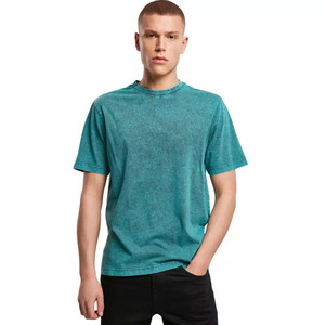 เสื้อยืดสำหรับผู้ชายเสื้อยืดผ้าฝ้ายเยื่อไม้ไผ่แขนสั้น - Product Image 1