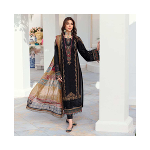 Últimos diseños de temporada de verano Mujeres Salwar Kameez Diseños Ladies Shalwar Kameez 2023 - Product Image 2