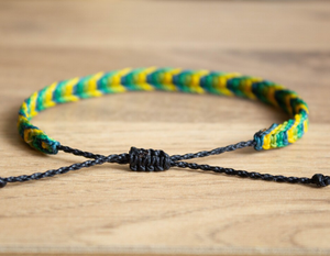 Friendship <b>Bracelet</b> or <b>Anklet</b> Chevron - Colorful - String - Trendy - *CUSTOMIZABLE* - Product Image 2