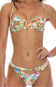 Ensemble de bikini 2 pièces pour femmes 2024 avec logo personnalisé, maillot de bain de haute qualité, couleurs personnalisées, Spandex/Polyester/Coton - Product Image 4