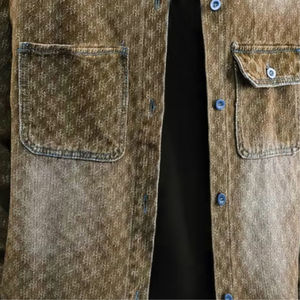 Veste en jean pour femmes, veste en jean courte et chaude pour l'hiver avec personnalisation de style vintage, veste en jean tendance - Product Image 4