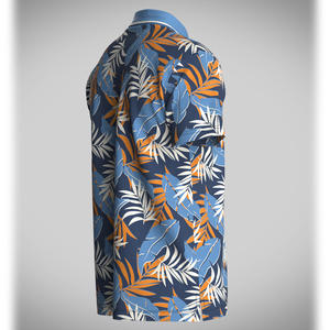 Polos de algodón sublimación transpirables informales para hombre, alta calidad, diseño personalizado, talla grande, precio bajo, técnica impresa - Product Image 3