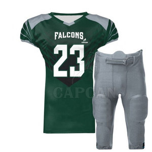 Uniforme de Fútbol Americano OEM de Última Tendencia, Talla Grande, Transpirable, Diseño Impreso, Ligero, el Más Popular al Mejor Precio - Product Image 4