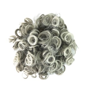 NL 1b20 Grey <b>Hair</b> Schrunchie 1b40 <b>Hair</b> Bun <b>Scrunchie</b> 1B70 100% Human <b>Hair</b> NEW Design 1B95 Straight for Woman Wholesale Price - Product Image 1